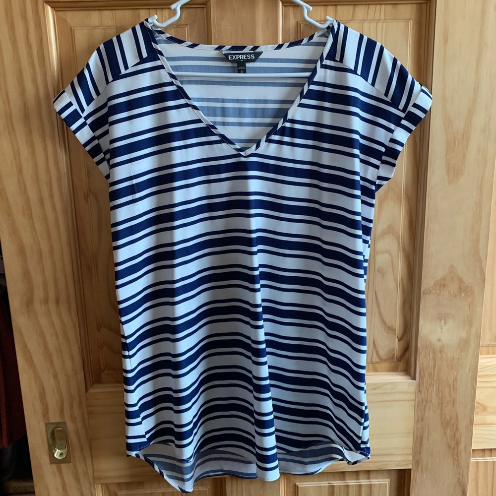 Express stripped dress top